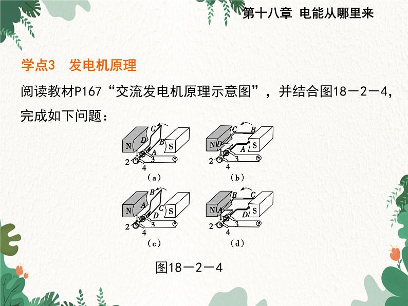 沪科版物理九年级下册 第十八章第二节 科学探究：怎样产生感应电流课件第8页