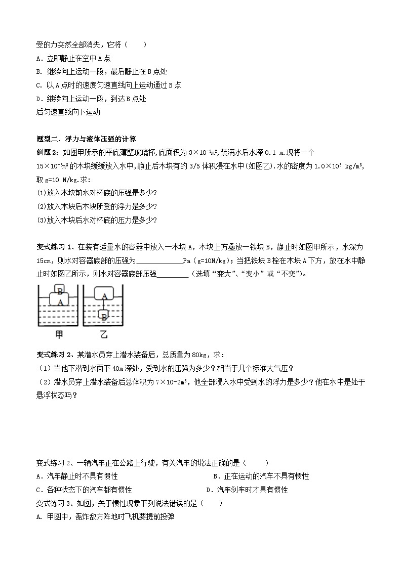 2024年中考物理专题复习：压强与浮力计算专题第3页
