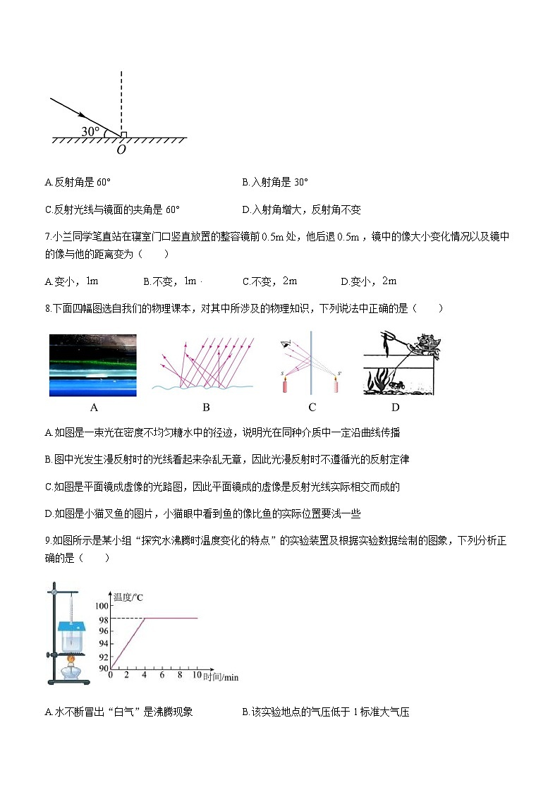  山东省聊城市临清市2023-2024学年八年级上学期期末考试物理试题第3页