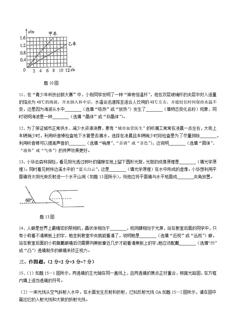 广东省汕头市潮南区2023-2024学年八年级上学期1月期末物理试题含答案03