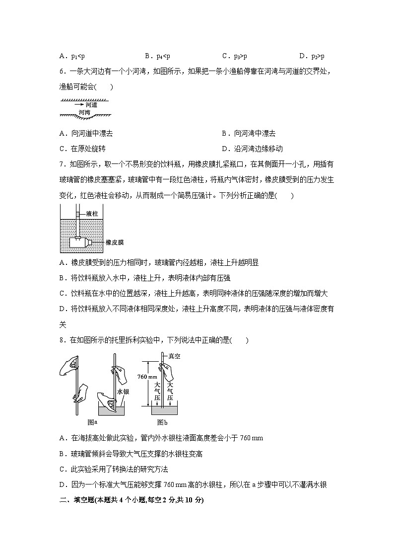 【物理】贵州省黔东南州从江县2023-2024学年度八年级下学期期中测试试卷02