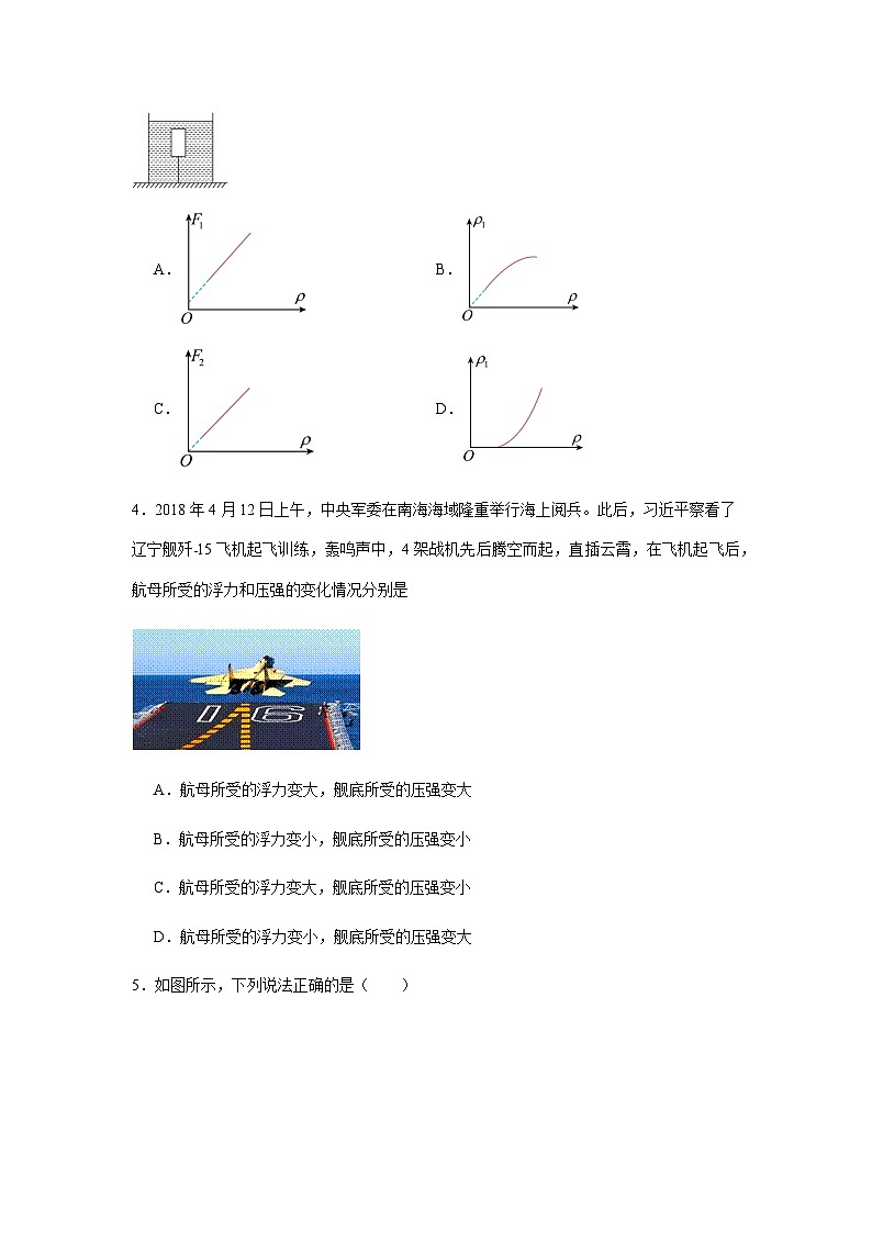 2024年中考物理复习力学（压强、浮力）综合练习专题含答案第2页