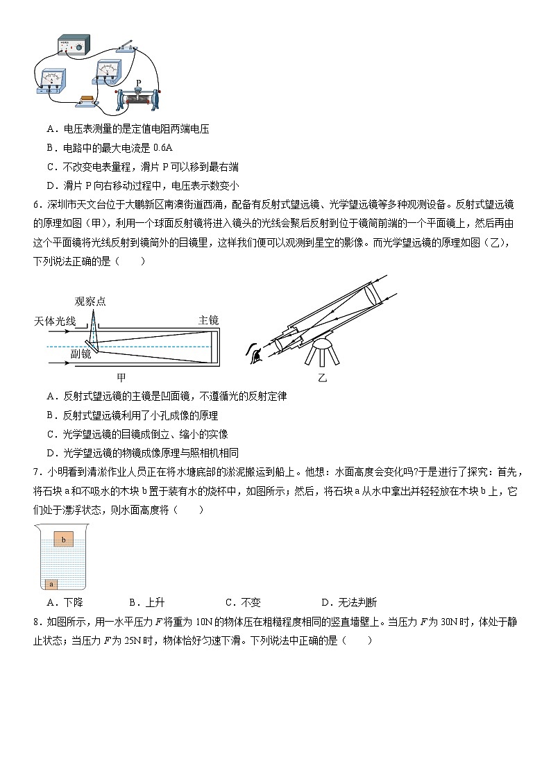 物理（深圳卷）（考试版A4）第3页