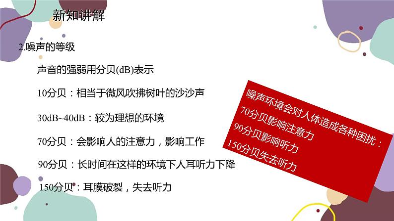 教科版物理八年级上册 第三章 3.噪 声课件第7页