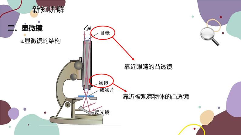 教科版物理八年级上册 第四章 7.通过透镜看世界   8.走进彩色世界课件07