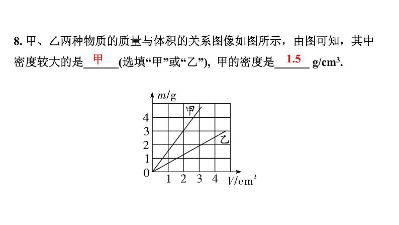 2024成都中考物理二轮专题复习 第7讲 质量与密度（课件）第8页