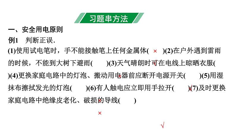 2024安徽中考物理二轮专题复习 第14讲 生活用电 （课件）第8页