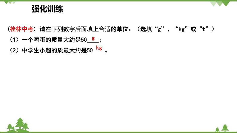 人教版物理八年级上册 第6章 第1节 质量课件第7页