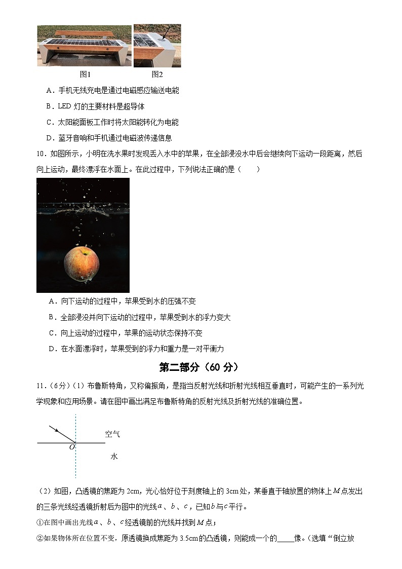 2024年广东省广州市华南师范大学附属中学中考三模物理试卷第3页