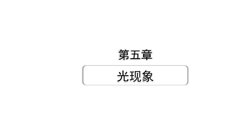 2024甘肃中考物理二轮专题复习 第五章  光现象 （课件）第1页