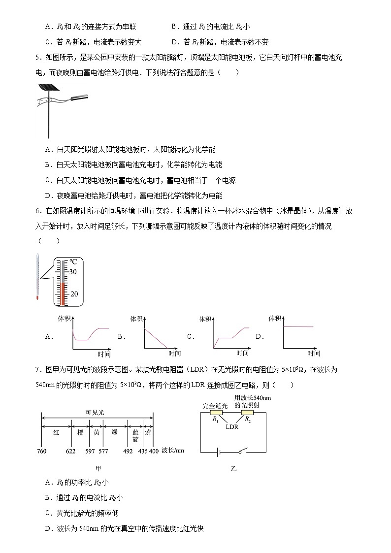 2024年广东省广州市天省实验学校中考物理三模试卷第2页