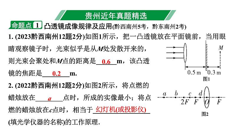 2024贵州中考物理二轮重点专题研究 第三章 透镜及其应用（课件）03