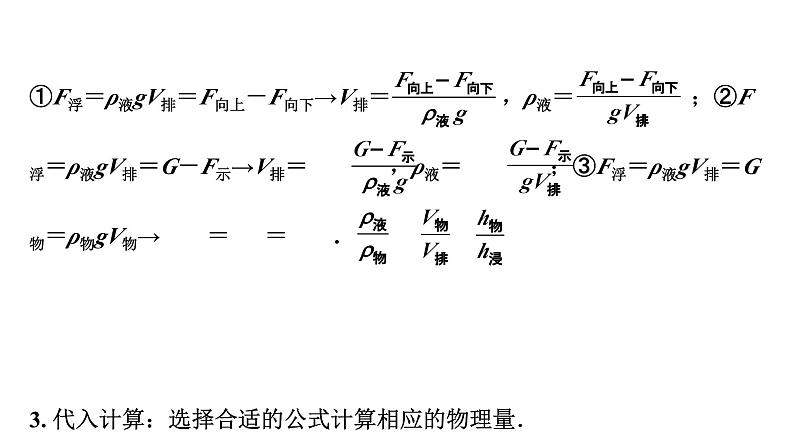 2024贵州中考物理二轮重点专题研究 第十二章 第三节  密度、压强、浮力综合计算（课件）04