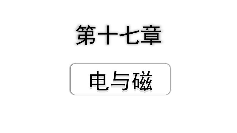 2024贵州中考物理二轮重点专题研究 第十七章 电与磁 （课件）第1页