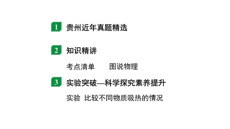 2024贵州中考物理二轮重点专题研究 第五章 内能 内能的利用（课件）02