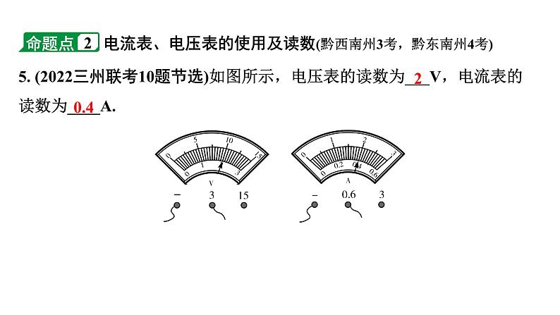 2024贵州中考物理二轮重点专题研究 微专题 电荷  电流  电压  电阻（课件）第7页