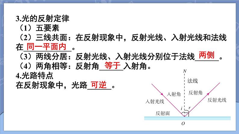 第四章 光现象 本章复习和总结 课件 2024-2025学年 人教版物理八年级上册08