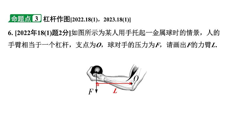 2024海南中考物理二轮重点专题研究 第八讲 第一节 简单机械（课件）08