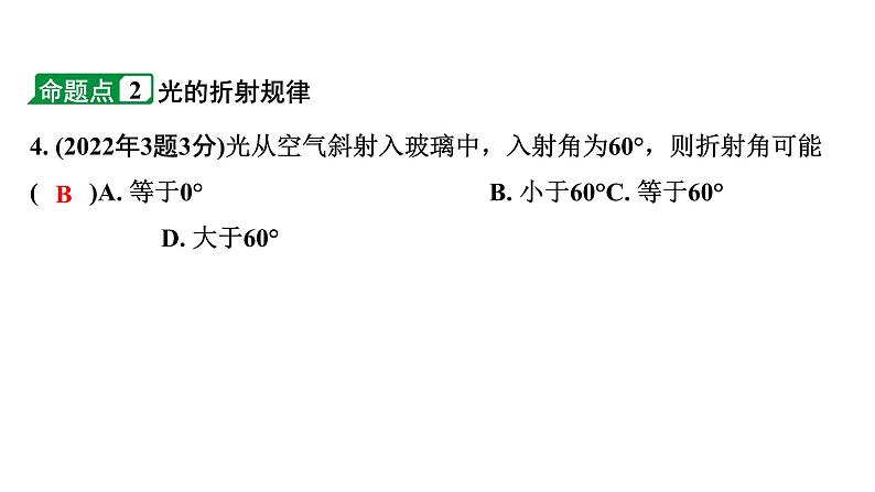 2024海南中考物理二轮重点专题研究 第三讲 第一节  光现象（课件）第6页