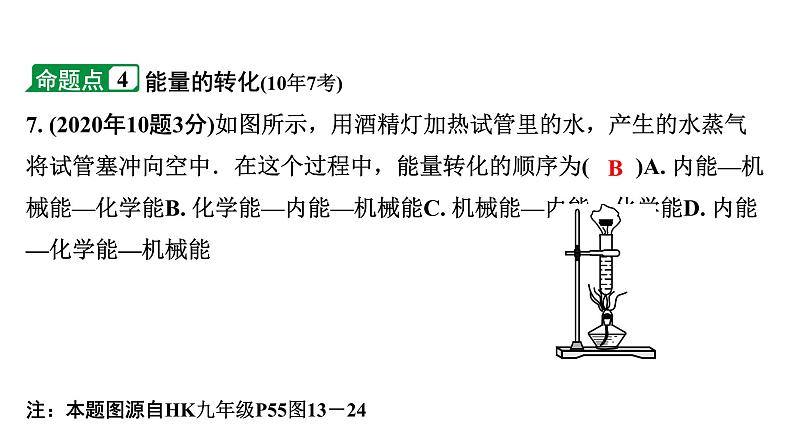 2024海南中考物理二轮重点专题研究 第十一讲 内能与热机（课件）07