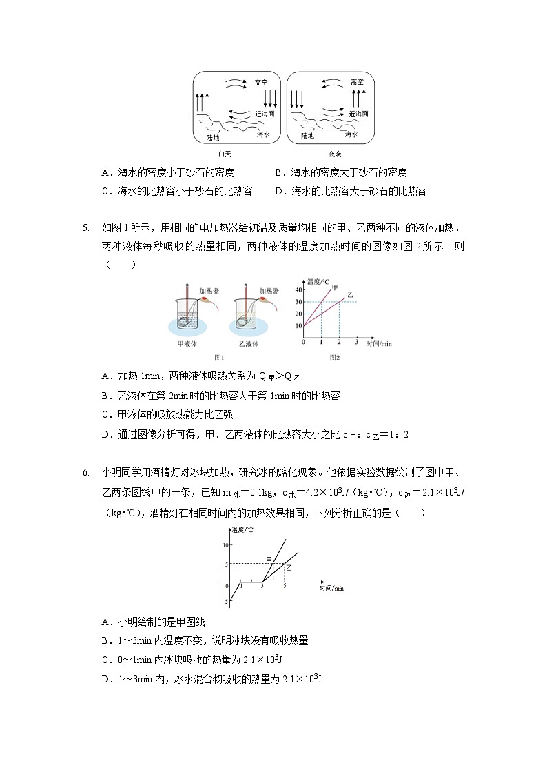 12.3 物质的比热容（备作业）（原卷版）第2页