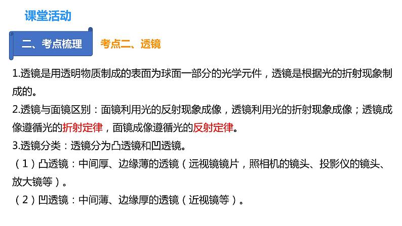 4.6  光的折射  透镜复习总结（课件）-2023-2024年八年级上册物理（苏科版）08