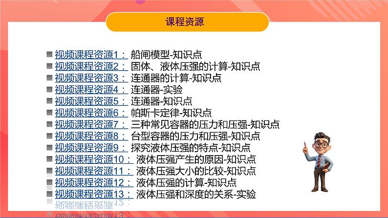 粤沪版八年级物理下册  8.2《研究液体的压强》课件+分层练习（原卷+解析卷）03