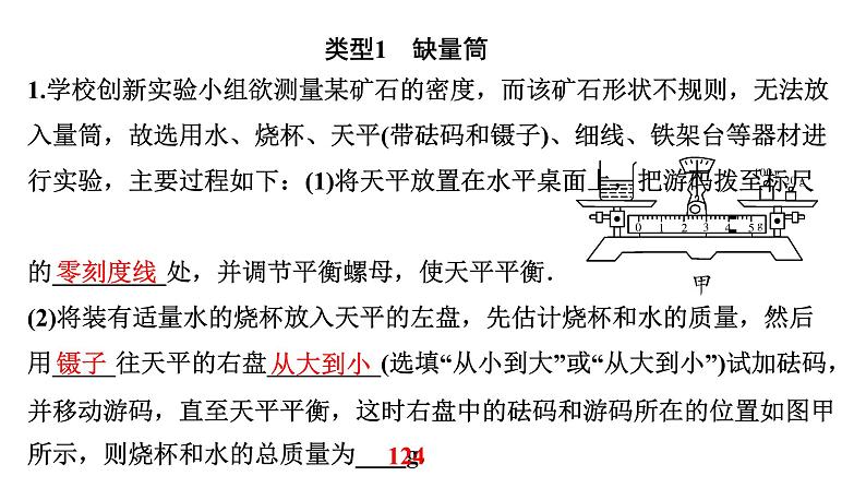 2024湖北中考物理二轮题型研究 微专题 浮力法测密度（课件）第6页