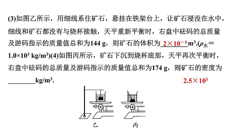 2024湖北中考物理二轮题型研究 微专题 浮力法测密度（课件）第7页