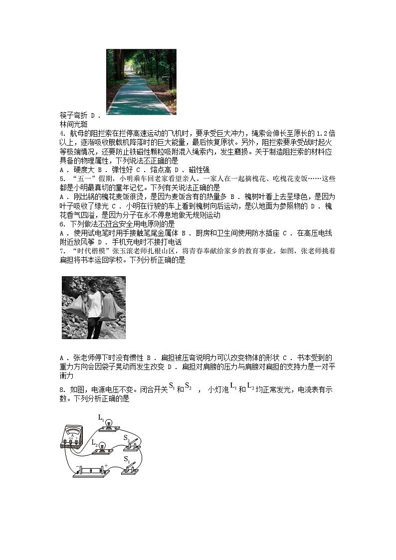 [物理]陕西省2024年中考物理试题02