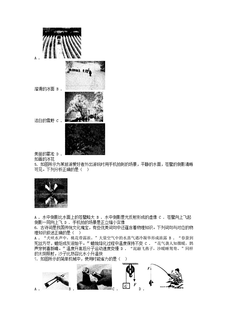 [物理][一模]山东省临沂市兰山区2024年中考物理一模试题02