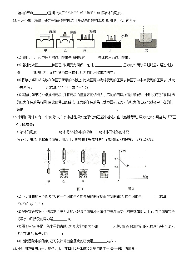 【暑假衔接】人教版初中物理九年级（八升九）专题4 浮力-专题训练第3页