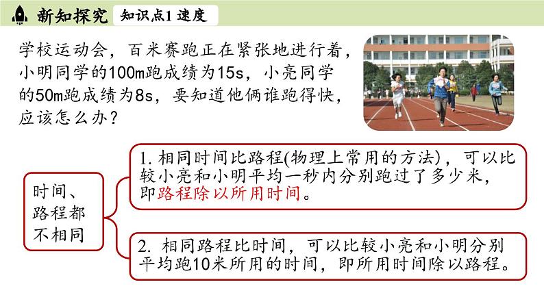 人教版八年级物理上册课件 1.3运动的快慢第7页
