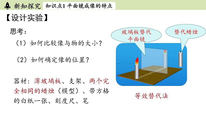 人教版八年级物理上册课件 4.3平面镜成像07