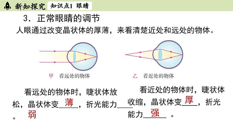 人教版八年级物理上册课件 5.4眼睛和眼镜08