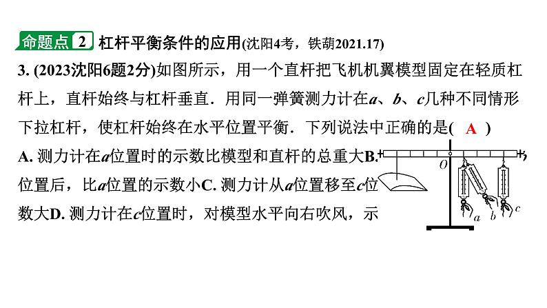 2024辽宁中考物理二轮重点专题研究 第10讲  杠杆（课件）第5页