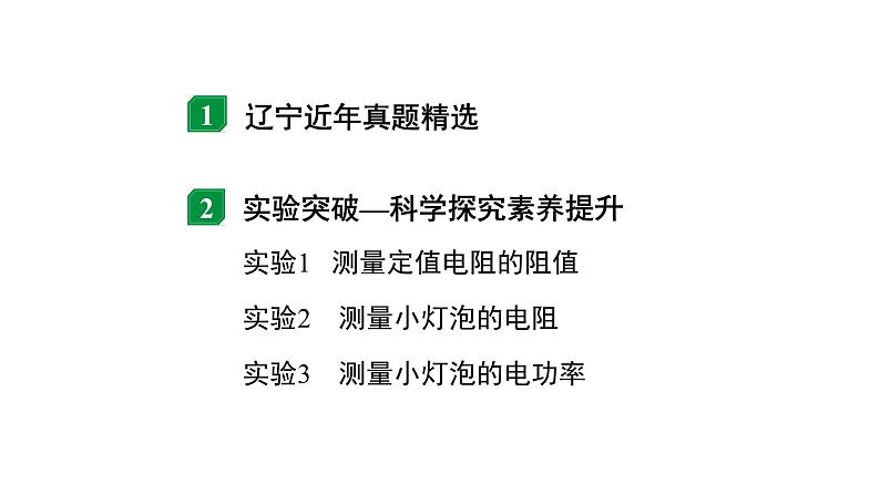 2024辽宁中考物理二轮重点专题研究 微专题 用电流表、电压表测电阻、测电功率（课件）第2页