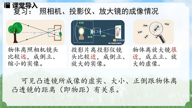 (2024)人教版物理八年级上册(5-3)凸透镜成像的规律PPT课件03