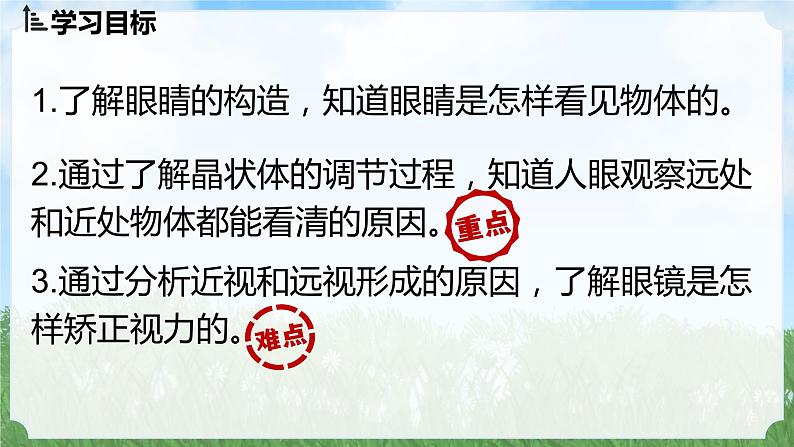 (2024)人教版物理八年级上册(5-4)眼睛和眼镜PPT课件02