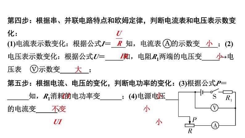 2024内蒙古中考物理二轮复习 微专题 动态电路分析 （课件）第5页