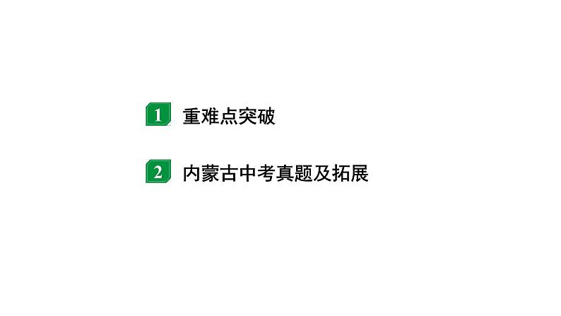 2024内蒙古中考物理二轮复习 微专题 简单电路图类相关计算 （课件）第2页