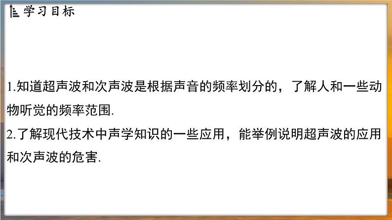 1.4 人耳听不到的声音 （课件）---2024-2025学年苏科版物理八年级上学期02