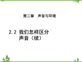 粤沪版物理八年级上册 2.3 我们怎样区分声音（续）3课件