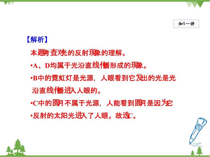 粤沪版物理八年级上册 3.2 探究光的反射规律3课件第7页