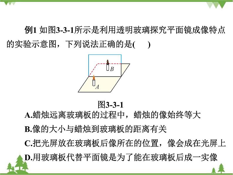 粤沪版物理八年级上册 3.3 探究平面镜成像特点4课件06