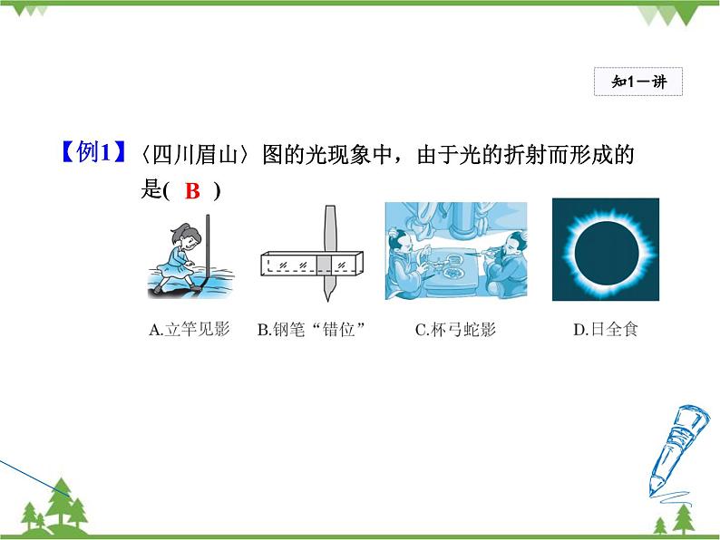 粤沪版物理八年级上册 3.4 探究光的折射规律3课件06