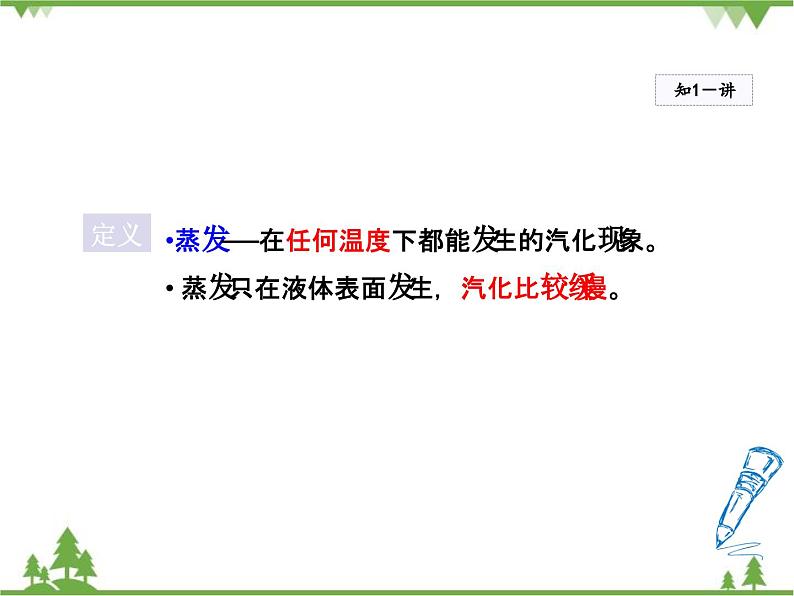 粤沪版物理八年级上册 4.2 探究汽化和液化的特点3 第1课时 汽化课件第8页