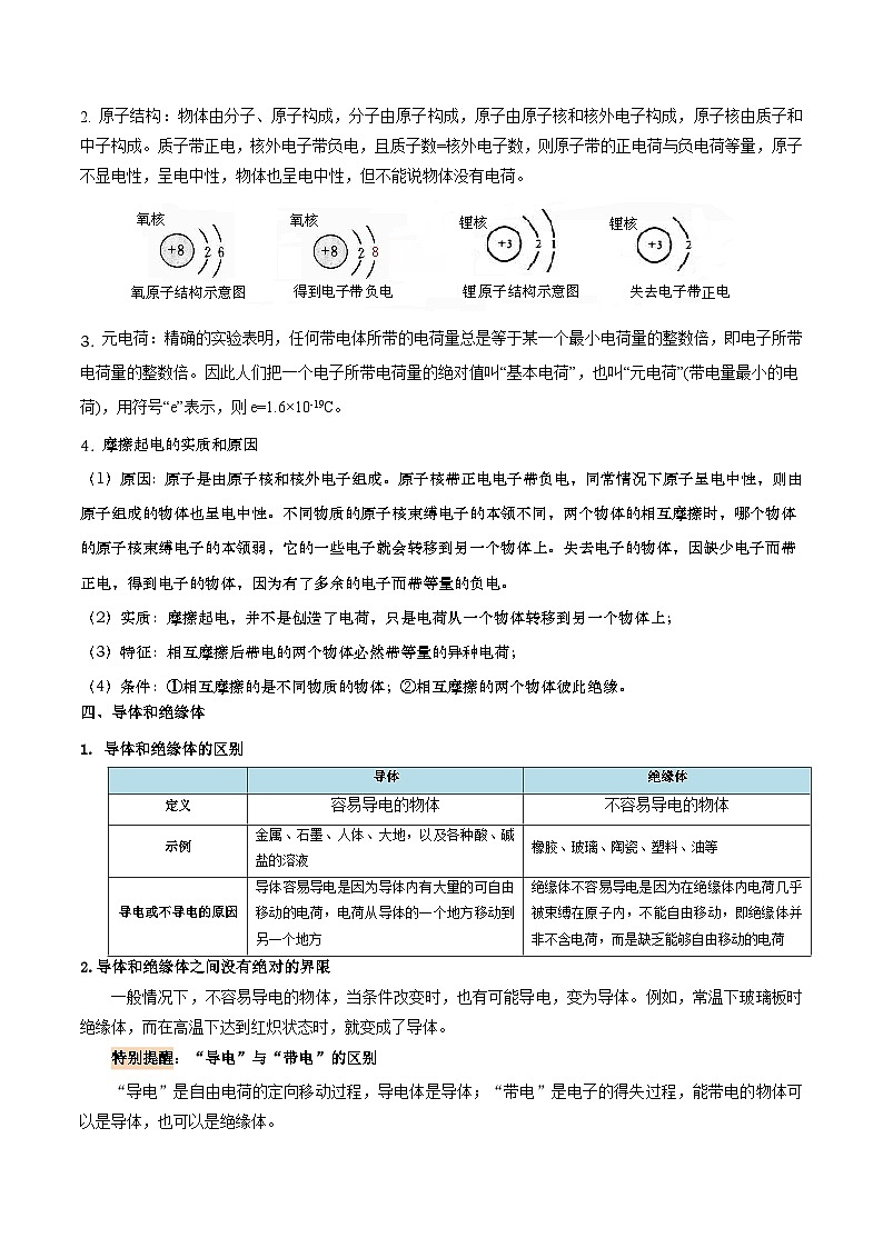 第07讲 两种电荷-【暑假衔接】新九年级物理暑假精品课讲义（人教版）03