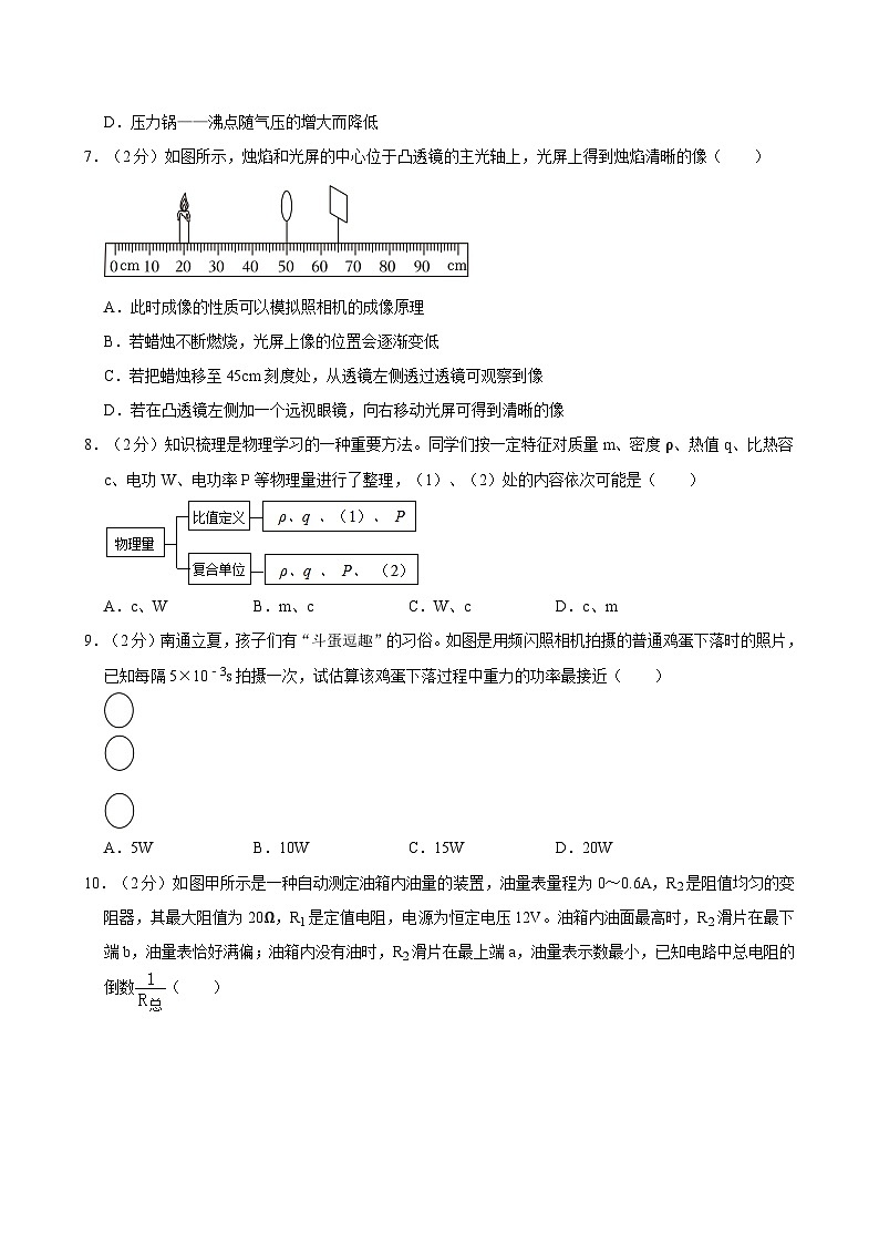 2024年江苏省南通市海门市中考物理三模试卷第2页