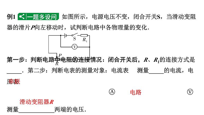 2024宁夏中考物理二轮复习 微专题 动态电路分析（课件）第5页